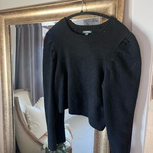 Wild Fable Black Crew Neck Sweater